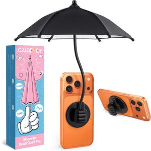 Phone Umbrella for Sun Shade Magnetic: Universal Thumbs Up Cell Phone SunShade Shield for iPhone UV Protection Anti-Glare for Pool Travel Beach Essentials Mom Wife Teens Women Gifts for Mothers Day