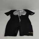 Sauna Suit For Women Weight Loss Workout Sweat Vest Waist Trainer Plus Size Shirt Gym Slimming Shapewear Full Body 44/M Black