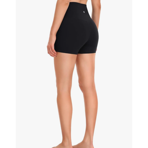 HeyNuts Essential/Workout Pro Biker Shorts for Women, High Waisted Workout Compression Yoga Shorts 4''