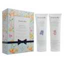 Noodle & Boo Baby Bath & Massage Gift Set  Includes 4 oz Newborn Hair & Body Wash & Super Soft Lotion, Hypoallergenic, Pediatrician-Tested, Dermatologist-Tested for Delicate and Sensitive Baby Skin (Blue Flower Bouquet)