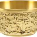 PRETYZOOM Feng Shui Cornucopia Treasure Bowl Decorative Money Storage Basin for Prosperity Fortune Home Office Accent 3.14X3.14X1.37 Inches