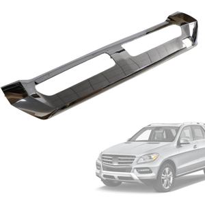 GXARTS Front Chrome Lower Bumper Valance Trim 1668858025 Compatible with Mercedes-Benz ML350 ML250 2012 2013 2014 2015