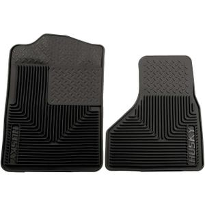 Husky Liners - Heavy Duty Front Floor Mats | 1999-2010 Ford F - 250/F - 350 Super Duty, 2000-2005 Ford Excursion, Black | 51201