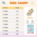 FEETCITY Toddler Boys Shoes Toddler Barefoot Shoes Kids Sneakers Tennis Shoe Slip On Baby Walking Shoe (Beige)