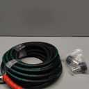 3/8" Pressure Washer Hose 25FT 4800PSI with 3/8 Inch Quick Connect, Kink Resistant Industry Grade Steel Wire Braided, Wear Resistant Power Washer Hose with M22 14mm Adapter