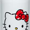 Zak Designs Sanrio Sage Kids Water Bottle For School or Travel, 19oz Stainless Steel Water Bottle With Straw, Handle, and Leak-Proof, Pop-Up Spout Cover (Hello Kitty)