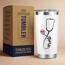 Nurse Gifts for Women - Nurses Week Gifts - Appreciation Gift for Nurses - Nurse Rn Practitioner Ideas for Women - Retirement, Graduation Nursing Student Gift - 20 Oz Stainless Steel Tumbler