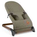 ANGELBLISS Baby Bouncer, Portable Bouncer Seat for Babies, Infants Bouncy Seat with Cotton Fabric, Natural Vibrations (Green)