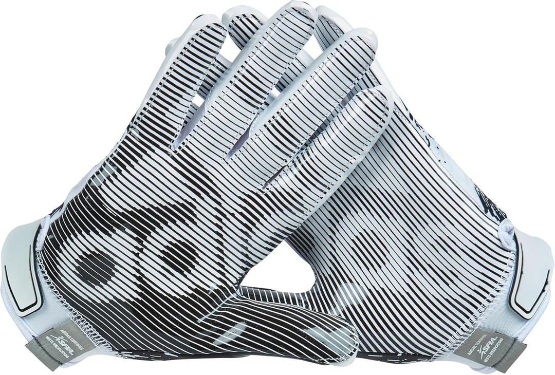 adidas Scorchlight 6 Adult Receiver Gloves (X-Large, White/Black)