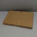 FOCUSLINE 8 PCS Plastic Serving Trays for Party, Clear and Gold Rim Serving Platters and Trays, Premium Plastic Fruit Tray, Disposable Platters for Cupcake, Dessert, Appetizers