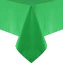 Obstal 210GSM Rectangle Green Table Cloth, Christmas Decorations Waterproof Tablecloth, Table Cover Protector for Holiday Party Use (Green,60 x 102 Inch)