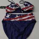 Blooming Jelly Womens High Waisted Bikini Set Two Piece Swimsuits Tie Knot Bathing Suits 2025 (Medium, Blue)