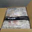 5x7 Area Rug Living Room Rugs - Washable Neutral Modern Abstract Soft Thin Rug Indoor Floor No Slip Rug Carpet for Bedroom Under Dining Table Home Office Decor - Light Brown/Gray