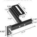 Headboard Bracket Kit for Adjustable Bed Base,Headboard Brackets for Metal Bed Frame,Footboard Extension Kit for Twin, Full ,Queen ,King Size Bed