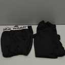 WEERTI Thermal Underwear for Men Long Johns with Fleece Lined Base Layer Men Cold Weather Top Bottom (X-Large, Black)