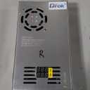 DROK 48V Power Supply, AC 110V/220V to DC 0-48V 0-10A 480W Buck Converter, Volt Amp Adjustable Adapter Regulated 5V 12V 24V 30V 36V 48V Volt Switching Voltage LED Transformer Charger for Computer