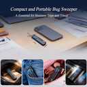 Hidden Camera Detector,Upgraded Hidden Bug and Camera Detector, Bug & GPS Tracker Detector Portable Privacy Protector for Travel/Hotel/Car, Camera Detector Spy Camera Finder with LED (Black)