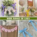 12 Pcs 24 Inch Pastel Ribbon Bows Large DIY Easter Spring Holiday Bow Garland Banner Crafts Decor for Wreath Basket Mantle Tree Topper Home Front Door Outdoor Fence Decor(Pastel Satin)