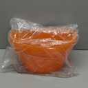 meekoo 6 Pcs Plastic Ice Buckets Bulk with Handles 4.5L Oval Storage Tub Large Capacity Ice Drink Bucket for Party Bar Wine Beer Champagne Beverage Bottle Cooler (4.5 L,Orange)