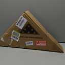 Glass Front Flag Display Case for 5' x 9.5' Folded Burial Flag, Black Solid Wood Frame, Wall Mount Military Flag Box Display Case for Veterans