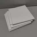 Paper Junkie 6 Pack 8.5x11 inch White Blank Hardcover Books for Kids to Write Stories, Unlined Scrapbook and Journal - 18 Sheets/36 Pages Each