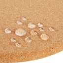 Juvale Trivets for Hot Dishes - 4-Pack, 9 in x 0.5 in, Brown - Heat Resistant Countertop Cork Pads & Corkboard Circles for Pot & Pan Protection