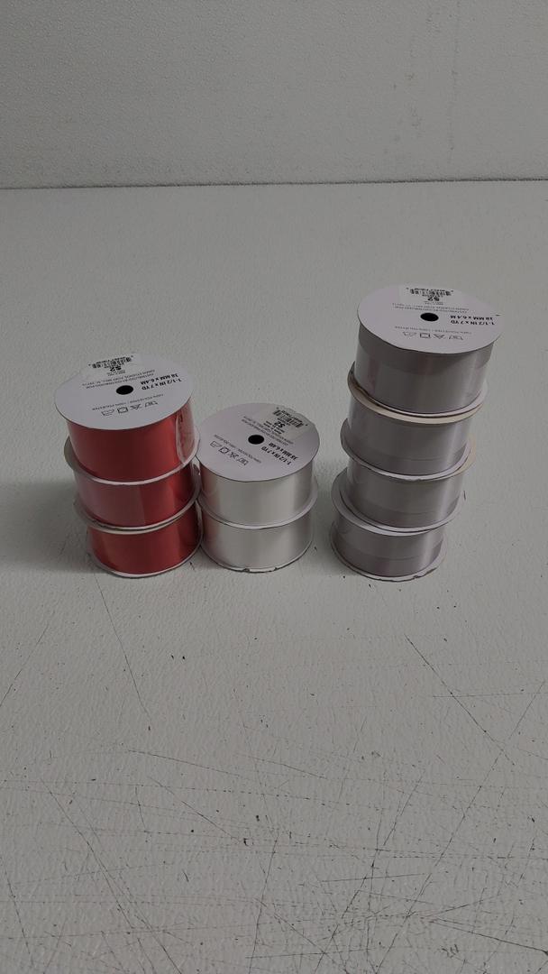 Floral Ribbons, Multicolor 38mmx6.4mm 9 Pack