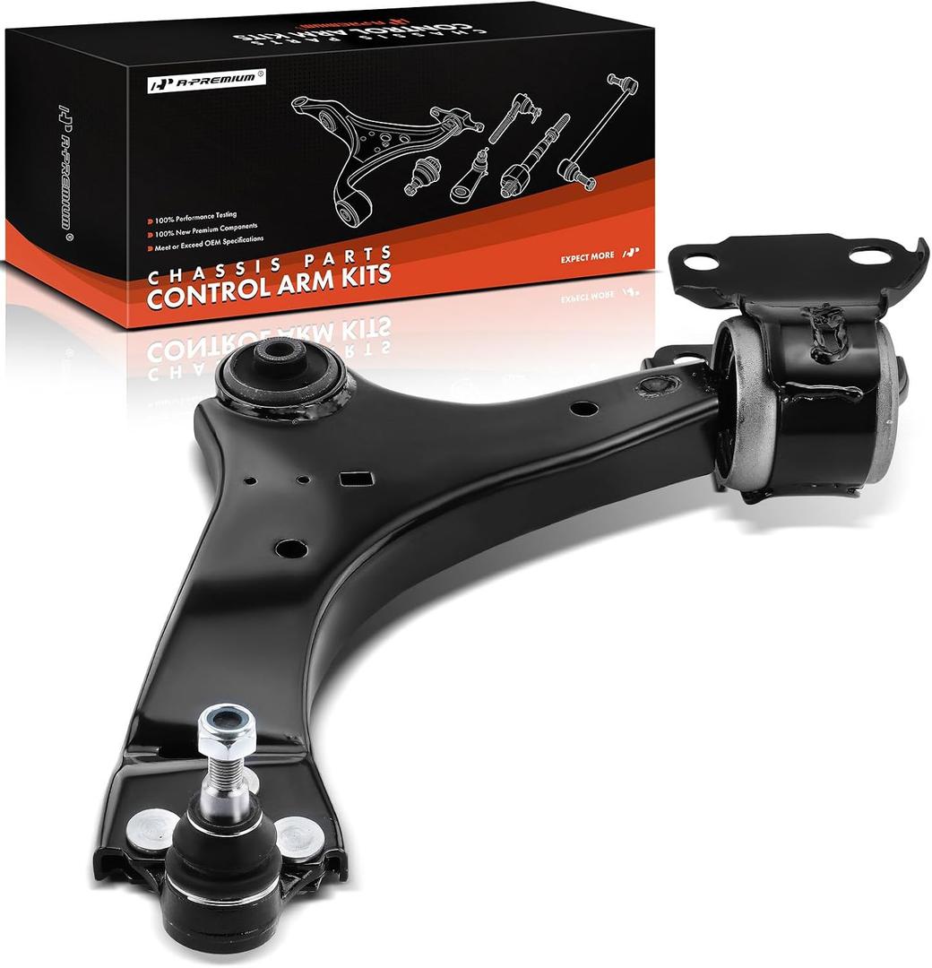A-Premium Front Left Lower Control Arm, with Ball Joint & Bushing, Compatible with Volvo S60 2011-2015, S80 2006-2015, V60 2015-2018, V70 2009-2010