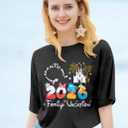 Family Vacation Shirts 2026 Family Matching Outfits Magical Tshirt for Family Cruise Trip Clothes Summer Travel Tops (Black, S)