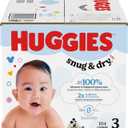 HUGGIES SNUG&Dry GIGA Diapers, Size 3, 104 Count