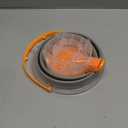 TANSAR Foldable Gel Ball Blaster Ammo Bucket, Portable Splatter Blaster Accessories, Gel Gun Ammo Container with Strainer, Large Capacity Tub for Holds 10,000 Gel Balls, for Ages 14+, Orange