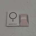 Miroddi for Magsafe Wallet Stand, Magnetic Phone Wallet for iPhone 16/15/14/13/12 Series, Leather Magnetic Cards Holder, Fits 5 Cards, RFID Blocking, Slim, Pink