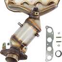 Front Manifold Catalytic Converter Compatible with Nissan Sentra 2009-2016 1.8L/2.0L SULEV Emissions S/SL/SR/SV (EPA Compliant)