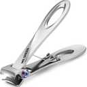 MR.GREEN Nail Clippers Wide Jaw Opening Stainless Steel Fingernail Clipper Thick Hard Toenail Cutter Manicure Scissors Tools (Nail Clipper (Large))