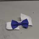 DOGTACT Elegant Dog Bow Tie - Cute Tuxedo Bowtie with Adjustable White Collar for Formal Pets - Perfect for Valentines, Weddings, and Birthdays