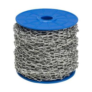 Yaocom 100 ft Galvanized Steel Hanging Jack Chain Silver Metal Link Chain Roll Spool for Light Fixture,Bird Feeders,Overhead Lights, Artworks, Flowerpots(2mm)