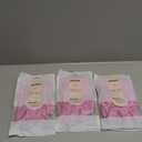 LANON 3 Pairs wahoo Skin-Friendly Cleaning Gloves, Dishwashing Kitchen Gloves with Cotton Flocked Liner, Reusable, Non-Slip, Mauve Mist, Large