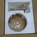 Brushed Brass Wall Sconce Modern Gold Bathroom Wall Lighting Vanity Light Fixtures with Metal Lampshade Industrial Mid Century Wall Mount Lights for Living Room Bedroom Stairs Corridor Mirror