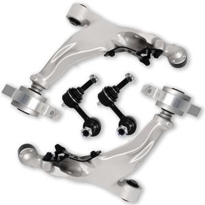 4PC Front Left Right Lower Control Arm Stabilizer Sway Bar End Link Compatible With Fit for EX35 2008 2009 2010, EX37 2013, G37 2009 2010 2011 2012 2013 Replace OE# CMS301111 CMS301112 K750209