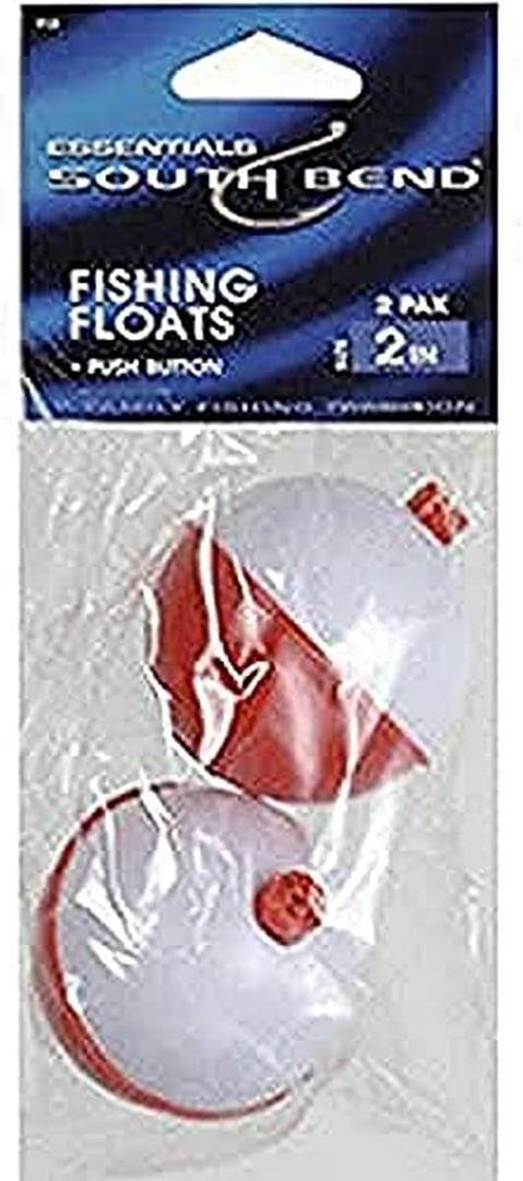 2" RED White Floats (2PK)