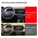 Polodunn for 2020-2025 2026 Chevrolet Trailblazer Accessories & 2024-2025 2026 Chevy Trax Accessories, 5pcs Aluminum Alloy Knob Covers Trim Set - Air Conditioning, Headlight & Push Start (Red)