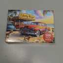 500 Piece Puzzle for Adults, Beach Store Puzzle, Recycled Cardboard Car Dog Jigsaw Puzzles 500 Pieces, Challenging Puzzles Game Home Decor Birthday Party Gift Toy for Kids Seniors 20.5 * 15 inch