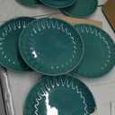 Mason Craft and more 12pcs StoneWare Café Teal DinnerWare Set