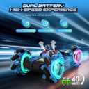 Bubbacare Gesture Sensing RC Stunt Car Toys for 6-12, Gesture RC Car with Spray Light Music, 360 Rotation Drift for 6 7 8 9 10 11 12 Years Old Kids Boys Birthday