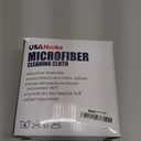 USANOOKS Microfiber Cleaning Cloth Grey - 12 Pcs (12.5"x12.5") - High Performance - 1200 Washes, Ultra Absorbent Microfiber Towel Weave Grime & Liquid for Streak-Free Mirror Shine - Car Washing Cloth (Gray)