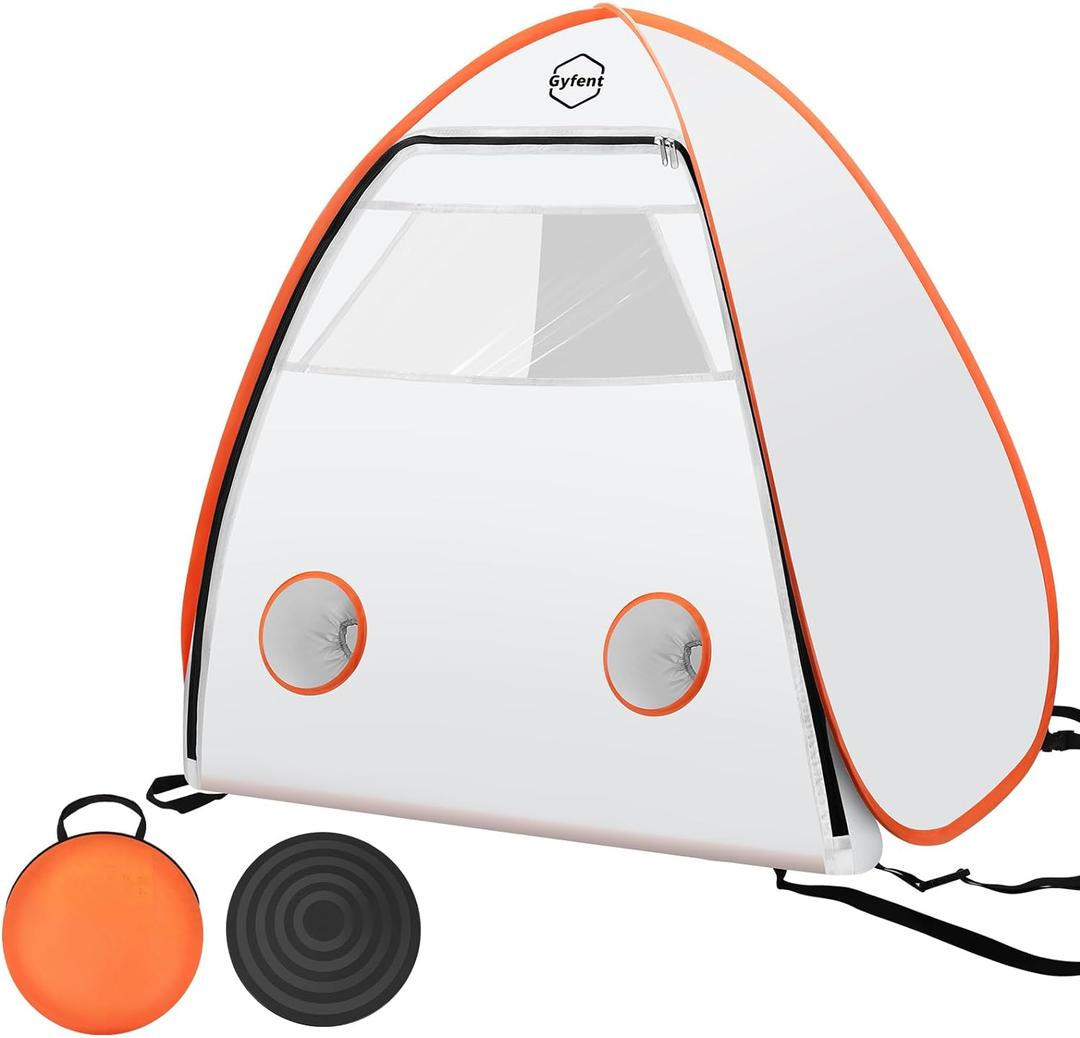 Gyfent Spray Paint Tent for Spray Painting, Portable Paint Booth Small Spray Shelter with Turntable Spray Booth Painting Station Spray Paint Tent Pop-up for Small DIY Projects Furniture