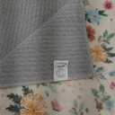 Uphome Bathroom Runner Rug, Boho Beige Long Bath Mat, Modern Plush Soft Machine Washable Bath Rug, Non-Slip Farmhouse Botanical Floor Carpet for Entryway Bathroom Bedroom, 18x47 inch