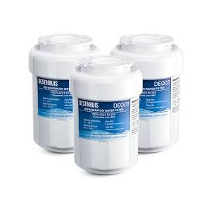 DESENRUIS Water Filter Replacement Compatible with GE MWF, SmartWater MWFP, MWFA, GWF, HDX FMG-1, WFC1201, RWF1060, 197D6321P006, Kenmore 9991, Pack of 3