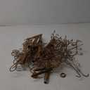 VINGLI 3ft Wrought Iron Christmas Tree w/80 Branch Tips, 3-Tier Metal Display Stand for Gifts, Box, Ornament Display Tree Suit for Holiday, Party, Home Decor, Indoor & Outdoor Decor Hanger, Gold