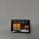 Rechargeable 9v Batteries USB 9 Volt Battery for Smoke Alarms 3700 mWh 9v Lithium Battery with 2-in-1 USB-C Charging Cable and LED Charge Indicator, 2-Pack